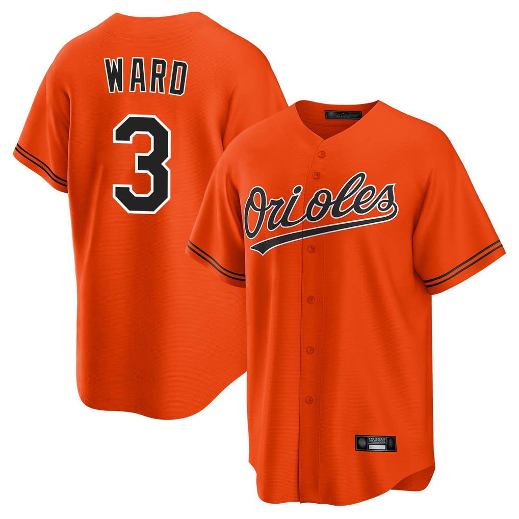 Baltimore Orioles #3 Taylor Ward Player Orange Jereymy Home Game Stitched Jerseys