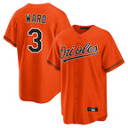 Baltimore Orioles #3 Taylor Ward Player Orange Jereymy Home Game Stitched Jerseys