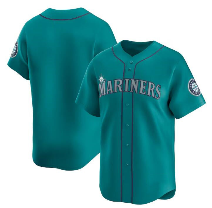 Seattle Mariners Blank Aqua Jereymy Alternate Limited Stitched jersey