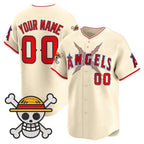 Custom Los Angeles Angels x One Piece Cream Jereymy Vapor Premier Limited Jersey - Stitched