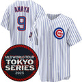 Chicago Cubs #9 Miguel Amaya White Jereymy 2025 World Tour Tokyo Series Home Stitched Jersey