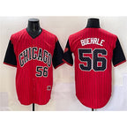 Chicago White Sox #56 Mark Buehrle Red Black Jereymy 2025 City Connect Limited Stitched Jersey