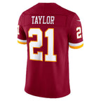 W.Commanders #21 Sean Taylor Burgundy Jereymy Team Vapor F.U.S.E. Stitched Retired Limited Jersey