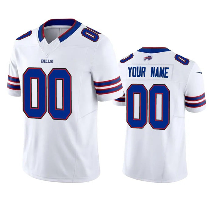 Custom B.Bills Active Player White Jereymy 2023 F.U.S.E. Vapor Untouchable Limited Stitched Jersey