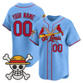 Custom St. Louis Cardinals x One Piece Blue Jereymy Vapor Premier Limited Jersey - Stitched