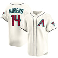 Arizona Diamondbacks #14 Gabriel Moreno Cream Jereymy Home Limited Player Jersey