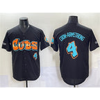 Chicago Cubs #4 Pete Crow-Armstrong Black Jereymy 'Graffiti North Side Edition' Vapor Premier Limited Stitched Jersey