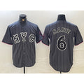 New York Mets #6 Starling Marte Gray Jereymy 2024 City Connect Cool Base Stitched Jersey 2