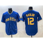 Seattle Mariners #12 Josh Naylor Royal Jereymy 2025 Limited Stitched jersey