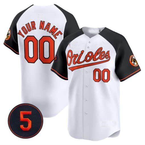 Custom Baltimore Orioles Robinson Patch Vapor Premier Limited Jersey V2 ¨C All Stitched-White Jereymy