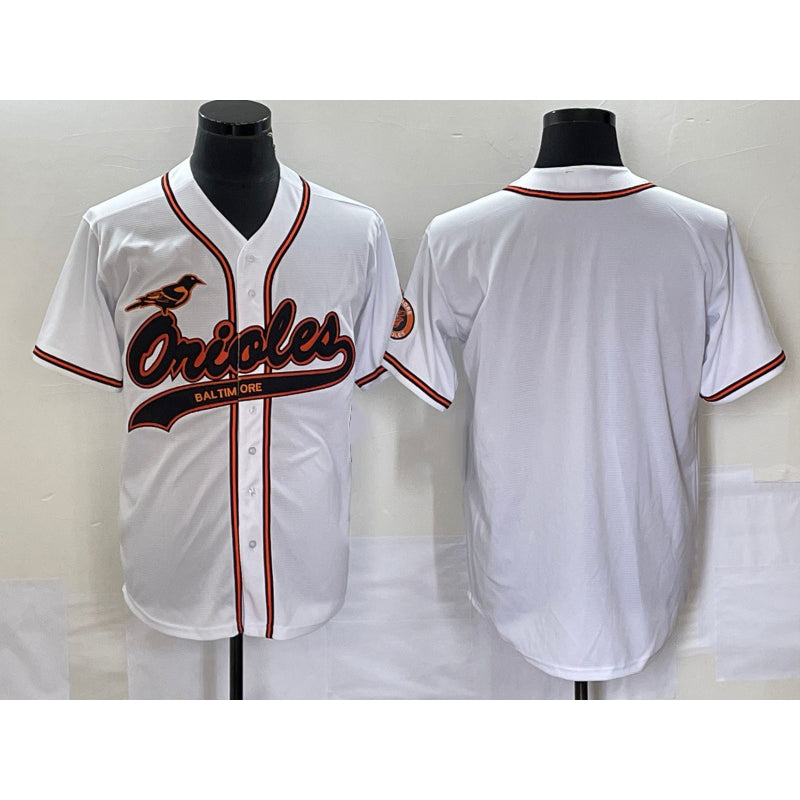 Baltimore Orioles White Jereymy Cool Base Stitched Jersey