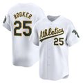 Oakland Athletics #25 Brent Rooker White Jereymy Home Limited Player Jersey