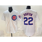 Chicago Cubs #22 Cade Horton White Jereymy Cool Base Stitched Jersey