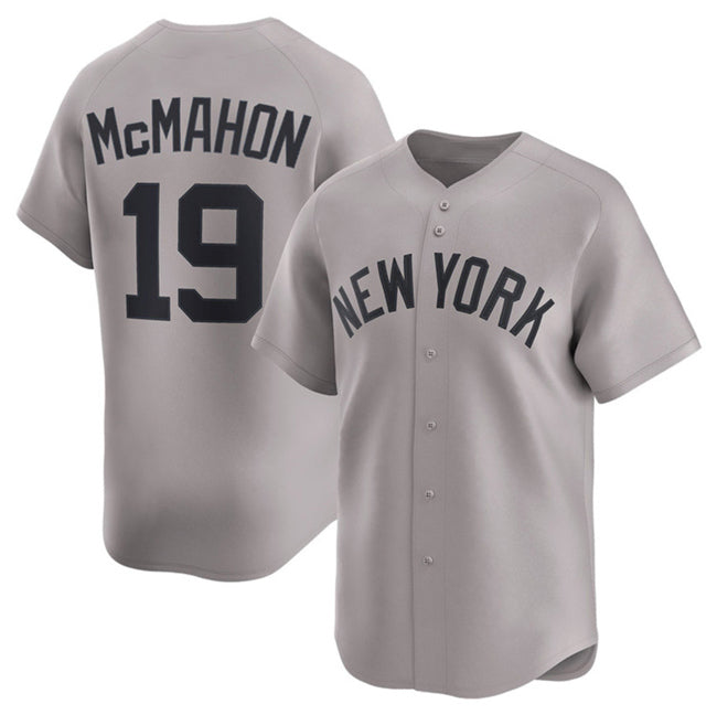 New York Yankees #19 Ryan McMahon Grey Jereymy 2025 Limited Stitched Jersey