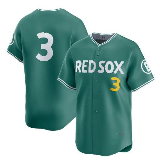 Boston Red Sox #3 Ceddanne Rafaela Green Jereymy 2025 City Connect Limited Stitched Jersey