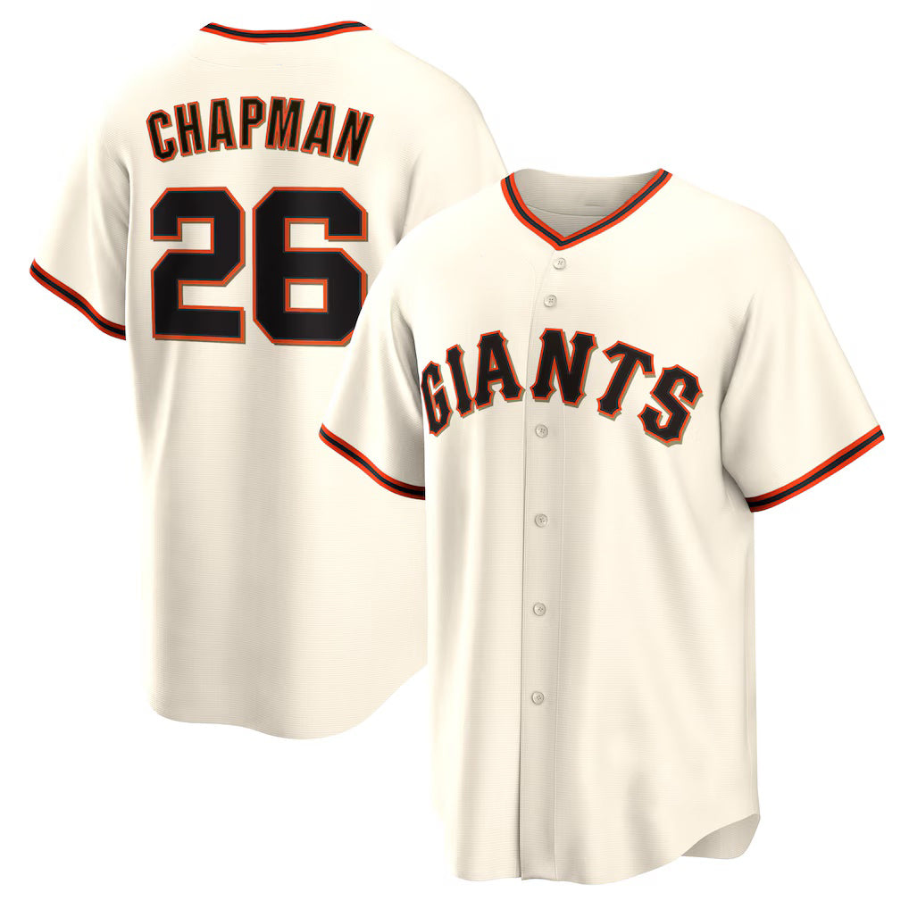 San Francisco Giants #26 Matt Chapman Cream Jereymy Home Replica Jersey