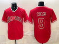 Los Angeles Angels #9 Zach Neto Red Jereymy Stitched Jersey