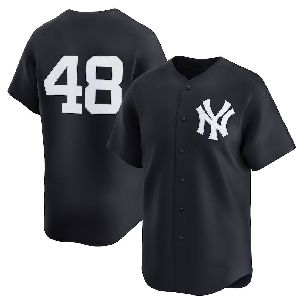 New York Yankees #48 Paul Goldschmidt Navy Jereymy Alternate 2 Limited Jersey