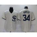Chicago White Sox #34 Michael Kopech 2021 Cream Jereymy Field of Dreams Name Cool Base Stitched Jersey