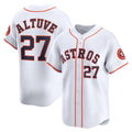 Houston Astros #27 Jose Altuve White Jereymy Home Limited Player Jersey