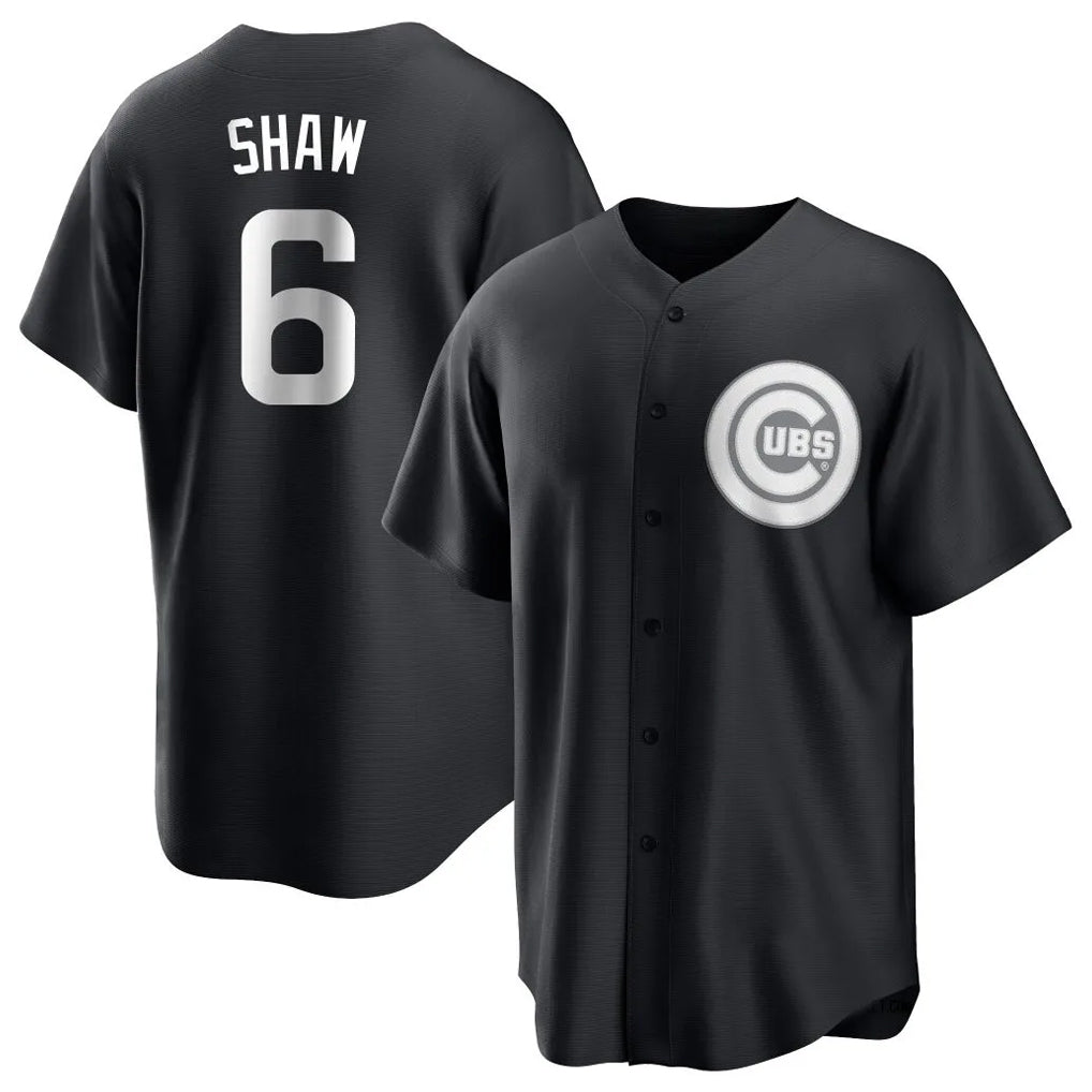 Chicago Cubs #6 Matt Shaw Player Black Jereymy Game Stitched Jerseys