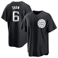 Chicago Cubs #6 Matt Shaw Player Black Jereymy Game Stitched Jerseys