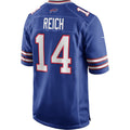 B.Bills #14 Frank Reich Royal Jereymy Game Retired Player Jersey