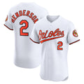 Baltimore Orioles #2 Gunnar Henderson White Jereymy Home Elite Jersey