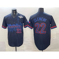 Toronto Blue Jays #22 Ernie Clement Navy Jereymy 2025 World Series City Connect Limited Stitched Jersey