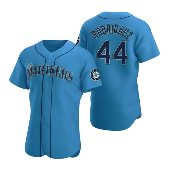 Seattle Mariners #44 Julio Rodr¨ªguez Royal Jereymy Flex Base Stitched Jersey