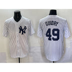 New York Yankees #49 Ron Guidry White Jereymy Cool Base Stitched Jersey