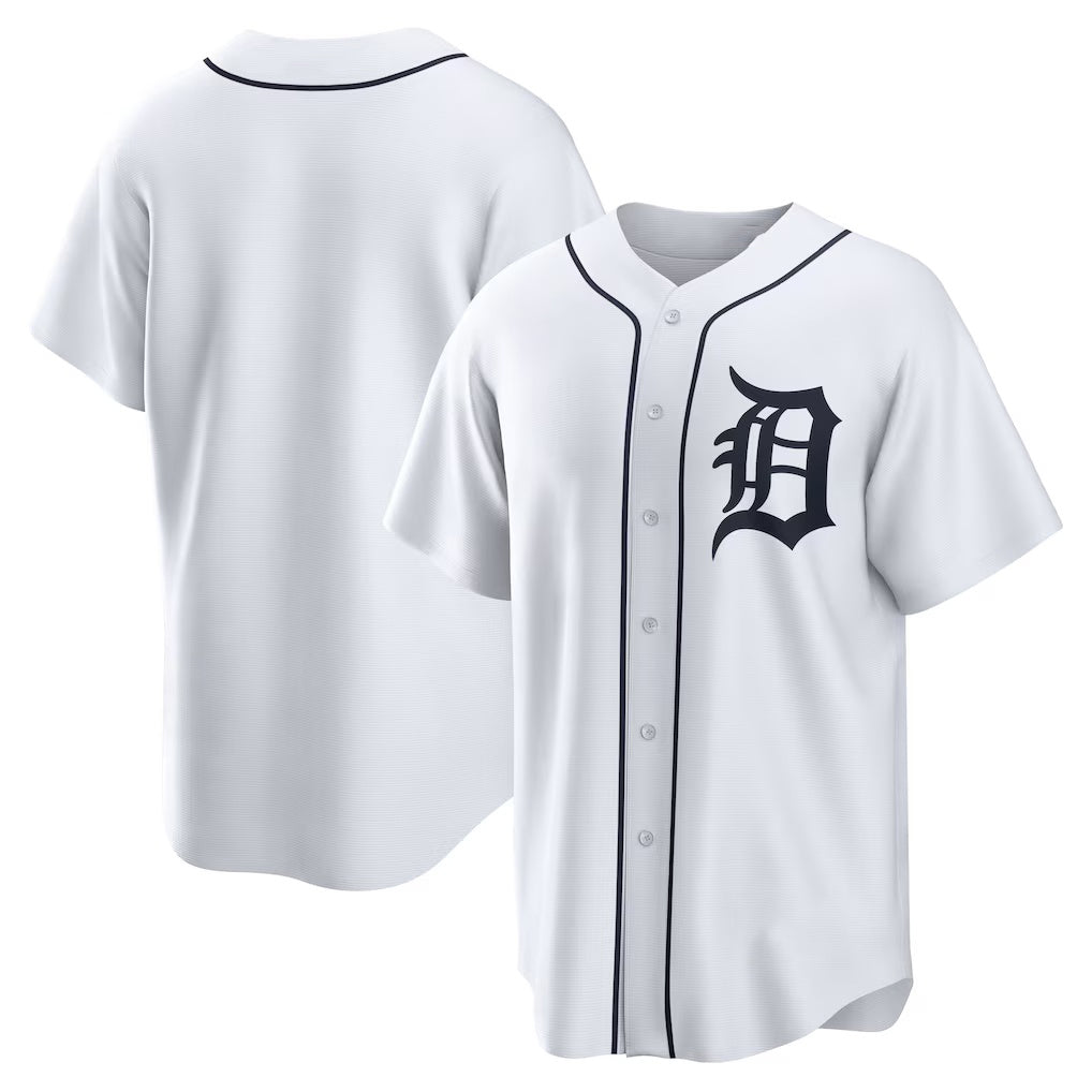 Detroit Tigers White Jereymy Home Replica Team Jersey