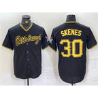 Pittsburgh Pirates #30 Paul Skenes Black Jereymy Stitched Jersey