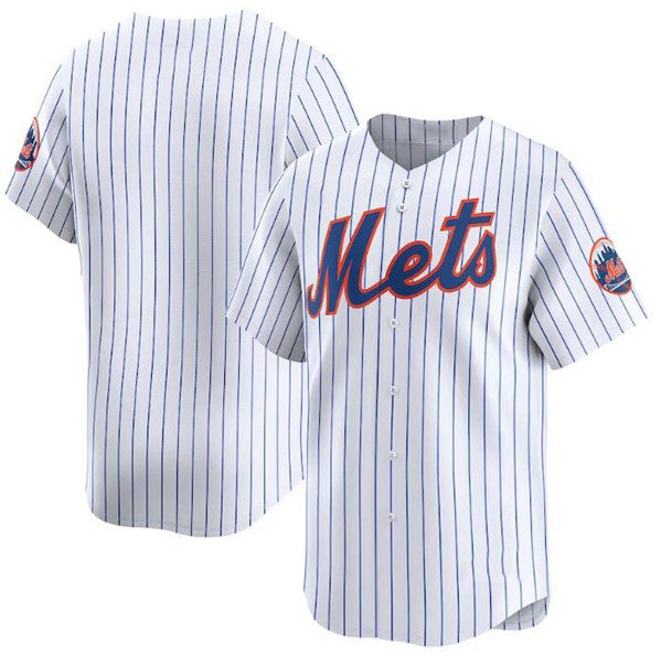 New York Mets Blank 2024 White Jereymy Home Limited Stitched Jersey