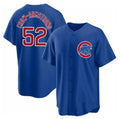 Chicago Cubs #52 Pete Crow-Armstrong Blue Jereymy 2024 Cool Base Stitched Jersey