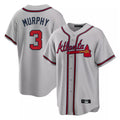 Atlanta Braves #3 Dale Murphy Player Gray Jereymy Home Game Stitched Jerseys