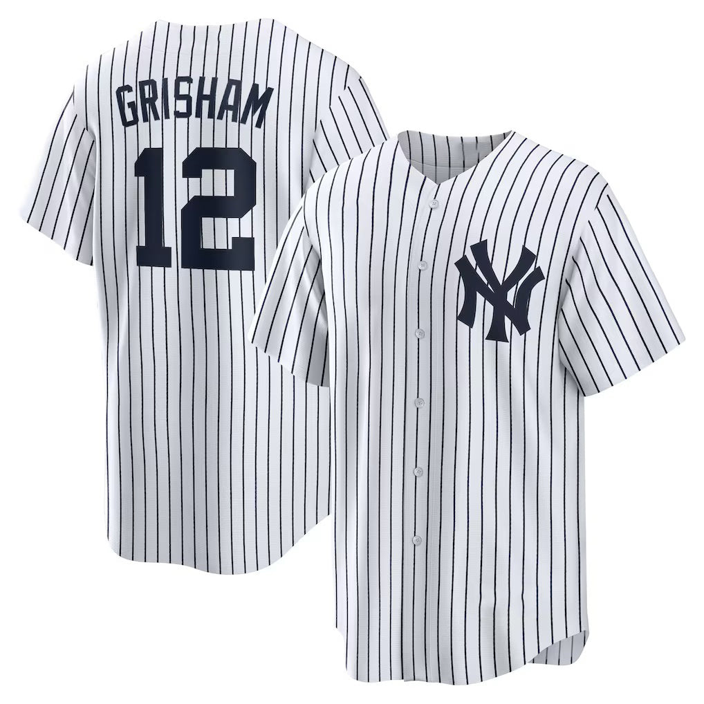 New York Yankees #12 Trent Grisham Jereymy White Home Replica Jersey