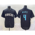 Arizona Diamondbacks #4 Ketel Marte Black Jereymy Stitched Jersey