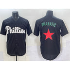 Philadelphia Phillies Phanatic Black Jereymy Lights Out Limited Stitched Jersey