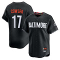 Baltimore Orioles #17 Colton Cowser Player Black Jereymy City Connect Limited Home Game Stitched Jerseys
