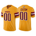 Custom W.Commanders 2022 Gold Jereymy Vapor Untouchable Stitched Jersey