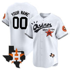 Custom Houston Astros Cactus Jack Style Vapor Premier Limited Jersey ¨C White Jereymy