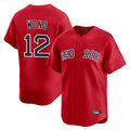 Boston Red Sox #12 Connor Wong Player Red Jereymy Limited Home Game Stitched Jerseys1