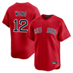 Boston Red Sox #12 Connor Wong Player Red Jereymy Limited Home Game Stitched Jerseys1