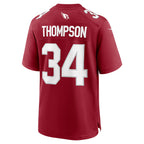 A.Cardinals #34 Jalen Thompson Cardinal Jereymy Team Game Jersey