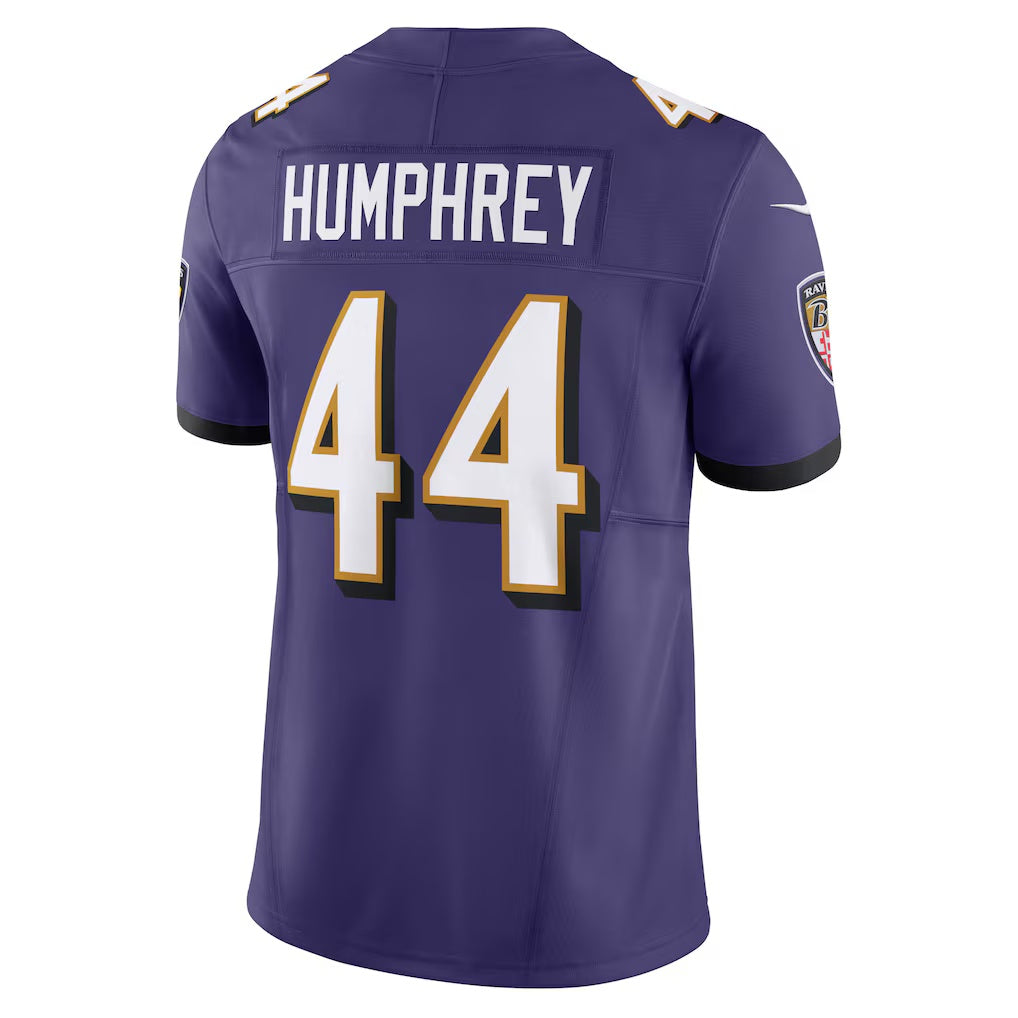 B.Ravens #44 Marlon Humphrey Purple Jereymy Vapor F.U.S.E. Limited Jersey
