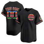 Custom Chicago Cubs Mexico Vapor Premier Limited Jersey ¨C Black Jereymy