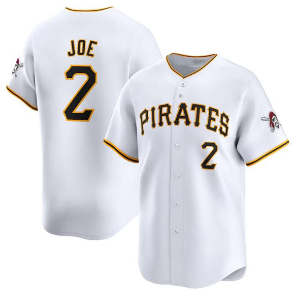 Pittsburgh Pirates #2 Connor Joe White Jereymy Home Limited Stitched Jersey