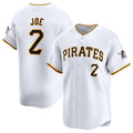 Pittsburgh Pirates #2 Connor Joe White Jereymy Home Limited Stitched Jersey