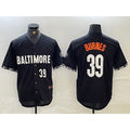 Baltimore Orioles #39 Corbin Burnes Number Black Jereymy 2023 City Connect Cool Base Stitched Jerseys